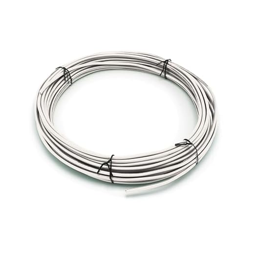 25 Feet (7.5 Meter) - Insulated Solid Copper THHN/THWN Wire - 14 AWG, Wire is Made in The USA, Residential, Commerical, Industrial, Grounding, Electrical Rated for 600 Volts - in White