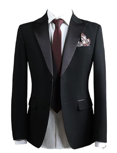 Veste de costume à revers en pointe homme pour mariages et réunions d'affaires