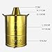 AoForce Gold Indoor and Outdoor Metal Garden Incinerator Can, for Yard, Home, Patio, and Backyard (Size : 42x66cm)
