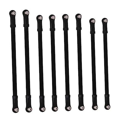 Varilla de tracción RC 1/10 Anneome y tirante de varillaje para coche trepador negro 7