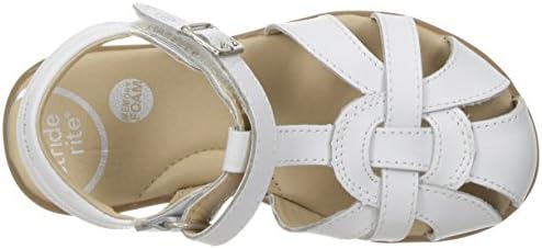 Stride Rite girls Summer Time Sandal (Toddler/Little Kid),White,10 2W US Toddler | Image 3