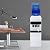 Water Dispenser Top Loading, Hot and Cold Water Dispenser with High Load-Bearing Capacity 132.27 lbs, Modern White Water Cooler Dispenser with LED Indicator Lights for Office Home Schools Use