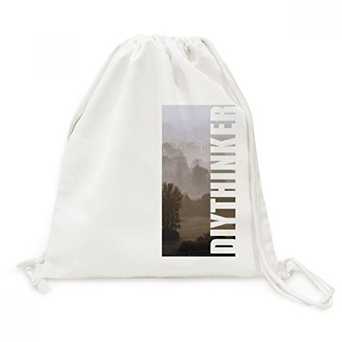 Sac de voyage en toile Forêt et Brouillard pour vos randonnées et sorties