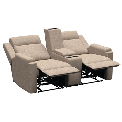 Thomas Payne Signature Heritage Series Dellmead RV Theater Seating Recliner Set with 10" Center Console, Manual Recline, High-Density Foam Cushioning - 2024117117 by THOMAS PAYNE - Image 4