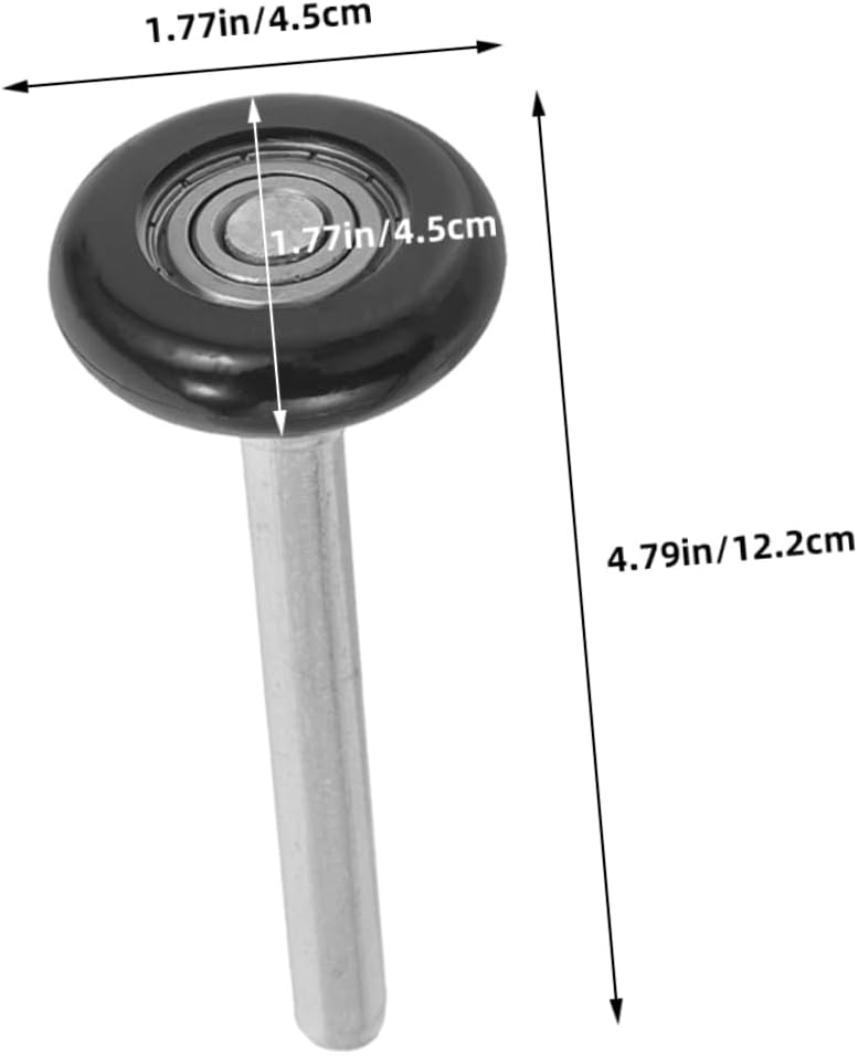 Veemoon 2pcs Garage Door Replacement Rollers Nylon Rollers Precision Bearings Smooth Quiet Operation Door Hardware
