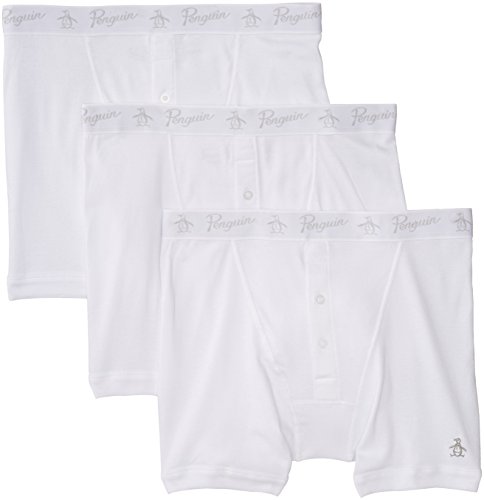 Original Penguin Men's 3 Pack Button Boxer Briefs
