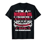 I Am A December Girl Womens Birthday Gifts T-Shirt