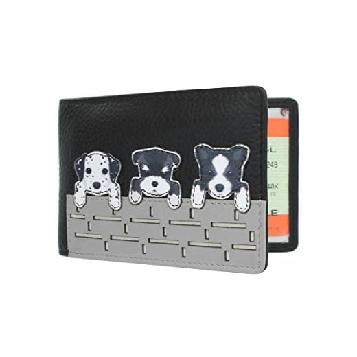 Mala Leather Colección Best Friends Portatarjeta de Pase de Viaje 631TC_65 Negro