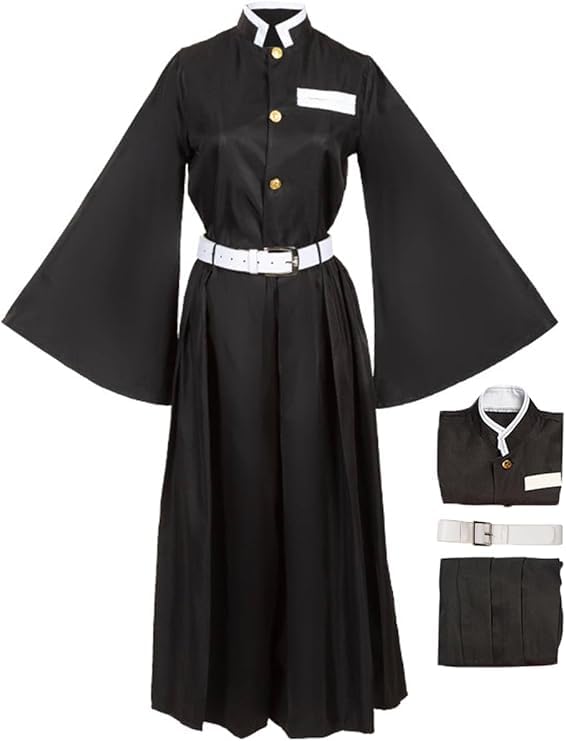 Roocnie Muichiro Cosplay Costume Anime Cosplay Adult Kimono Muichiro Outfit, Costume, Large