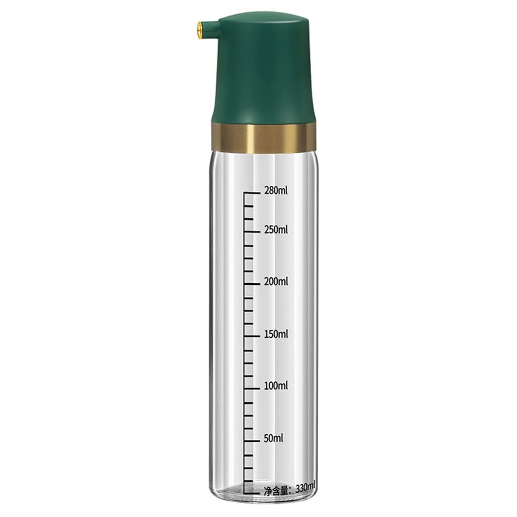 IANSHFKN Glass Oil Bottle Dispenser with Dust Cover Vinegar Soy Sauce Cooking Wine Container Control Kitchen