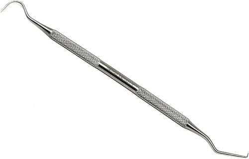 Herramienta dental profesional para el cuidado bucal, eliminación de placa de acero inoxidable EXP #5 raspador de dientes, raspador de dientes