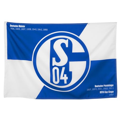 FC Schalke 04 Schwenkfahne Erfolge 60x90cm - STK
