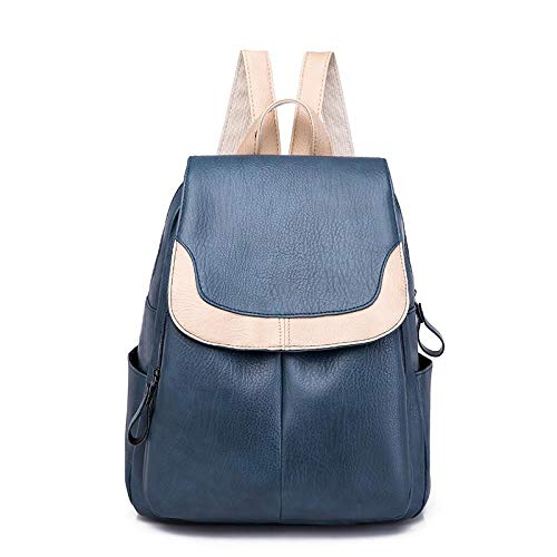 Sac à dos femmes version coréenne sac d'école sauvage bleu 969