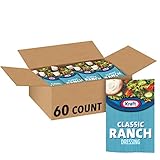 Kraft Ranch Salad Dressing Single Serve Packet (1.5 oz Single Serve Packets, Pack of 60)