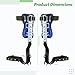 Homaisson Tree Climbing Spikes Set, Adjustable Tree Climbing Spikes, Portable Tree Climbing Gears with Safety Belt, Climbing Tool for Hunting Observation, Fruit Picking