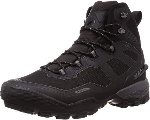 Mammut Bota DUCAN Pro High GTX Botas Monta�ismo, Alpinismo y Trekking Hombre, Multicolor (Black/Titanium), 42 2/3