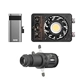【Amazon.co.jp限定】 ジーウン(Zhiyun) 撮影用LEDライト MOLUS X100 COMBO + スポットライトアタッチメントセット 100W出力バイカラー USB-PD/ACアダプター駆動対応 ZYアクセサリマウント 605875