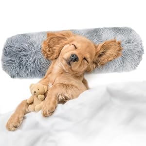 Dog Calming Pillow for Anxiety Relief, Neck Pillow for Large and Medium Dogs, Bed Pillow for Joint Relief Sleeping Improve,Machine Washable