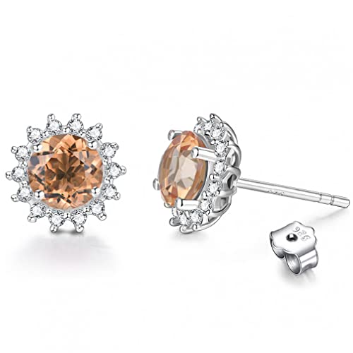 Boucles d'oreilles à Tige pour Femme de 2 carats légères qui ne déforment pas les lobes délicats