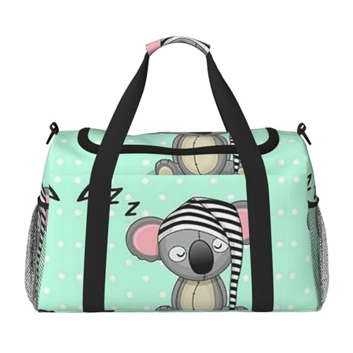 Bolsa de viaje de koala: tu compañera impermeable para un día de playa o piscina y gimnasio