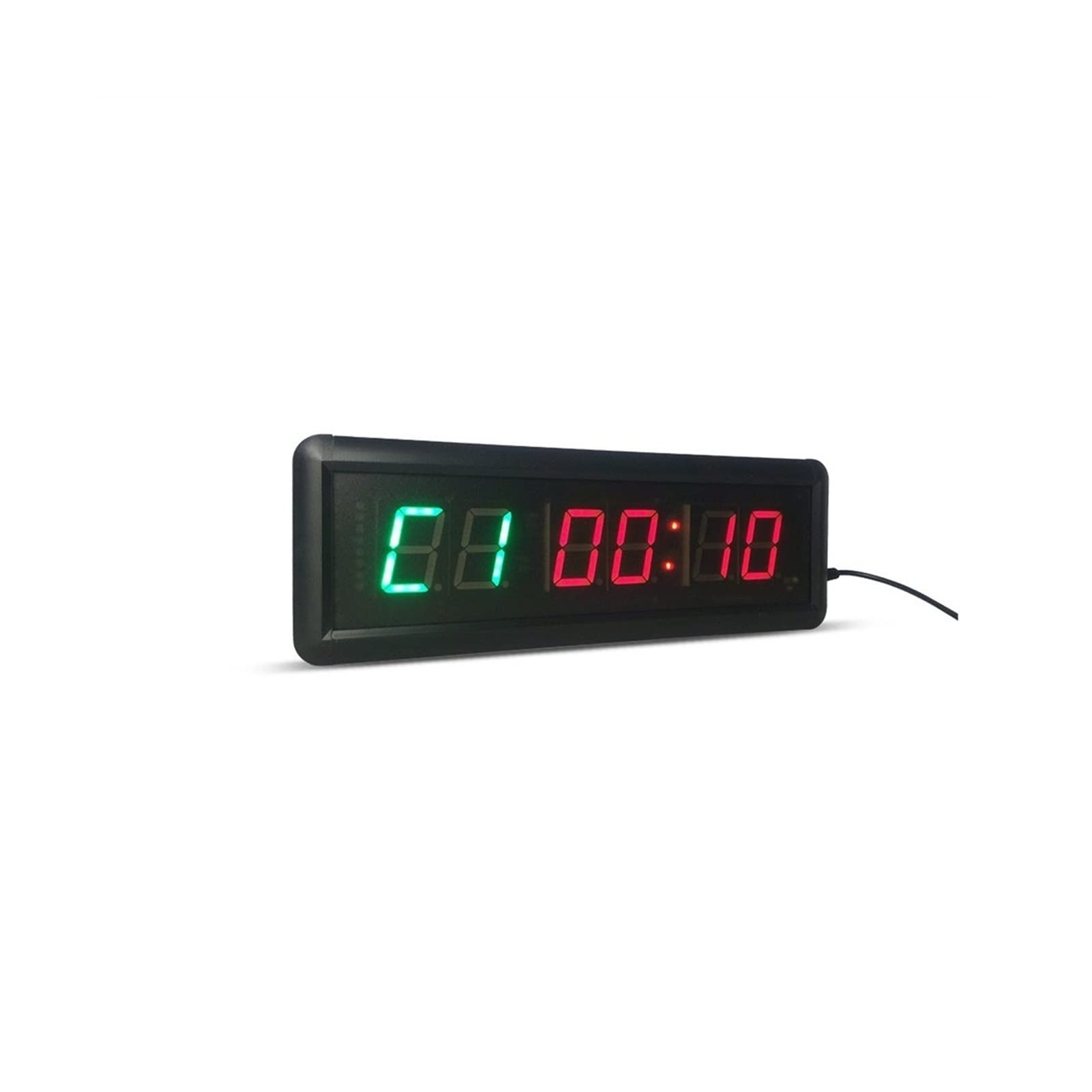 Intervallo Conto alla rovescia/più Sveglia, da 1,5 Pollici a 6 cifre GUIDATO Gym Timer Cronometro con Telecomando, Adatto for la casa di Esercitazione di Ginnastica Timer Boxing Gym