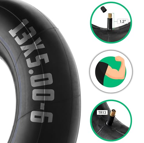 MoovMoov 13x5.00-6 Inner Tubes for Ride-on Mowers, Lawn Tractors, Kids’ Quads and Garden Trailers - 6 Inch Rim - Pack of 2 - Image 4