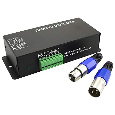 AZIMOM LED 4Channel DMX Decoder Controller Cover