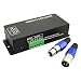 AZIMOM LED 4Channel DMX Decoder Controller with Digital Display DC5V-24V 4X4A DMX512 led Controller for RGB Tape Strip Light Decoder Dimmer