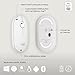 Logitech Pebble Mouse 2 M350s Slim Bluetooth Wireless Mouse, Portable, Lightweight, Customizable Button, Quiet Clicks, Easy-Switch for Windows, macOS, iPadOS, Android, Chrome OS - Tonal White