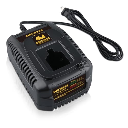 VANON DC9310 Battery Charger Replacement for DEWALT 7.2V-18V XRP Ni-Cd/Ni-MH Battery Compatible with DC9096 DC9098 DC9099 DW9072 DW9057 DC9071 DW9062 DC9091 Cordless Power Tool Battery Charger 1Pack
