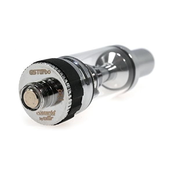 Eleaf GSTurbo Clearomizer, Tankvolumen 1.8 ml, Durchmesser 15 mm, Riccardo Verdampfer für e-Zigarette, silber – Bild 8