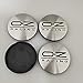 4 pezzi per coprimozzo centrale ruota per auto da corsa OZ, coprimozzo centrale per cerchioni ruota (diametro esterno M595 62MM) silver