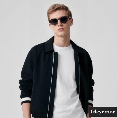 Gleyemor Fashion Square Sunglasses for Men Women Trendy Retro Sunglasses UV400 Protection Shades3