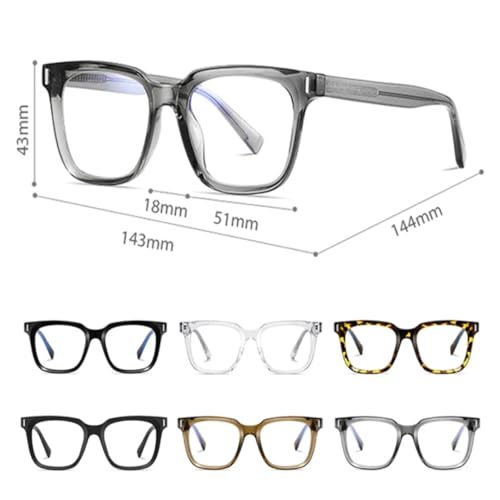 Lunettes de vue acétate transparent monture d'exception chic - 6
