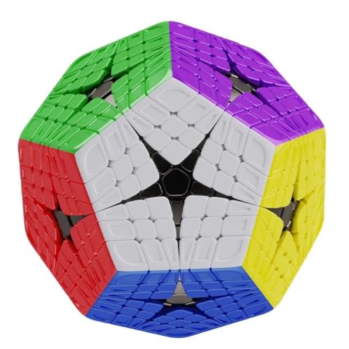 Image of YuXin HuangLong Elite Kilominx 6x6 Speed Cube | Professional 6-Layer Dodecahedron Shape Mod | Sculpted Exterior for Grip, High-Order Stickerless Logic Puzzle