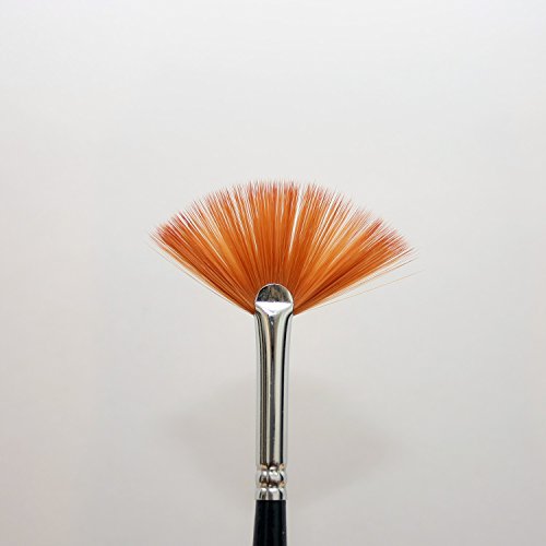 12 x Pincel Chato Profissional óleo - aquarela - acrílico (Black Master)