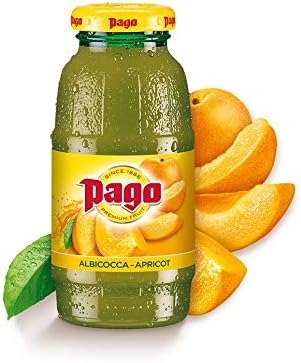 Apricot -100% Natural Fruits and Vegan Friendly 200ml (Pack of 12)