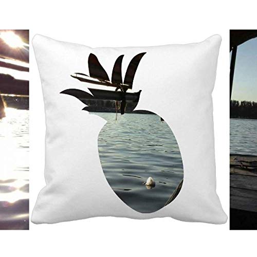 Offbb-Usa Fisherman Light Pineapple Throw Pillow Square Cover #TOP29