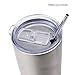 Slide Lid Compatible with Yeti Rambler Tumbler 20 Oz - 2 Pack - Splash Proof - Ideal for Straws - Perfect Replacement (Transparent)