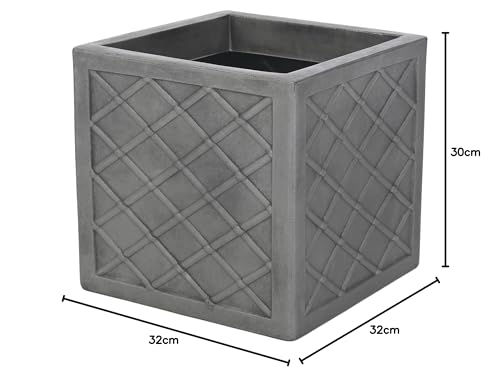Sankey GN697PEW from Strata GN697PEW 32 cm Lazio Planter - Pewter