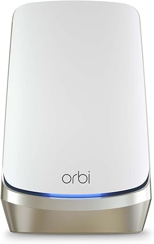 NETGEAR Orbi - Router WiFi 6E de cuatro bandas (RBRE960), velocidad de 10 Gbps, cobertura de hasta 3,000 pies cuadrados, 200 dispositivos, puerto de