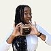Afrikinky Premium Quality Authentic African Black Soap - Bulk 1lb Raw Organic Soap for Acne, Dry Skin, Rashes, Burns, Scar Removal, Face & Body Wash, 100% Natural Beauty Bar From Ghana Fair Trade
