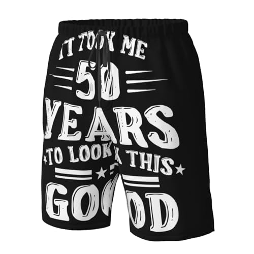 Men's Swim Trunks Bathing Mesh Lining Suit Swimsuits Beach Shorts with Pockets—592