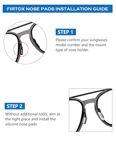 Image of Replacement Nose Pads Nose Piece for Costa South Point /Flagler /Fernandina /Peli; for Oakley Cartridge /Spindle /Latch Key