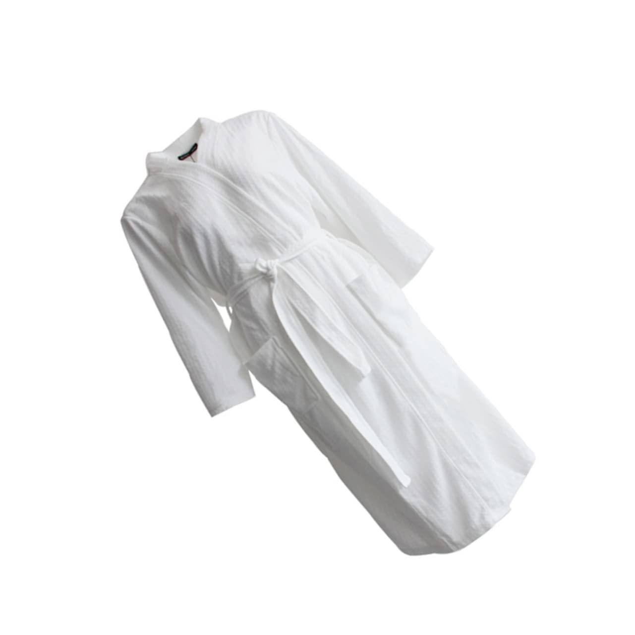 GALPADA Peignoir D'intérieur Femme Xxxl en Polyester Blanc, 1 Pièce