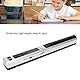 Dpofirs Tragbarer Scanner für PC, Fotoscanner für A4-Dokumente, Bilder, Seiten, Texte in 900 DPI, Flachscan-Handscanner für Unternehmen(Silber schwarz)