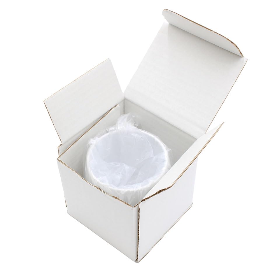 100x White Small SW Mug Boxes (100mm x 100mm x 100mm) - Cardboard Mug Postal Boxes | Smash Proof Mug Boxes For Shipping