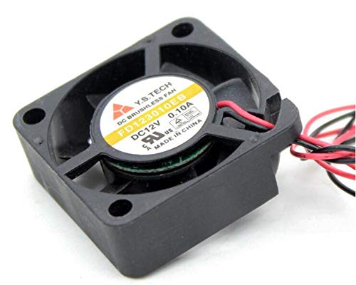 Ventilateur 12V 30mm FD123010EB à 2 fils pour refroidissement interne - 4