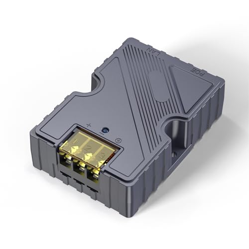 Inyector PoE de 150 W, salida de 48-57 V y 3 A, Ethernet Gigabit, pasivo, carcasa de ABS con protección ESD para kits satelitales de Internet y sistemas de red miniatura 6