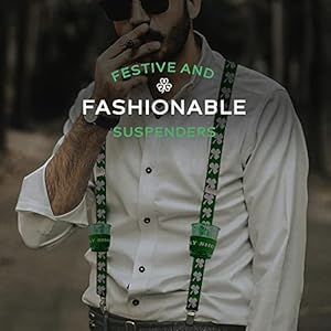 St patricks day suspenders st patricks day acessories mens suspenders with clips many colors to choose from  urban country home decor